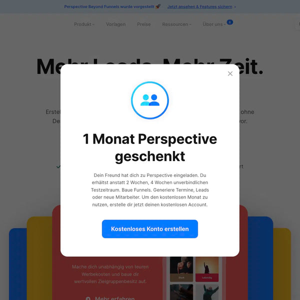 Copy Paste UBC Funnelvorlage + 30 Tage kostenloser Testzeitraum