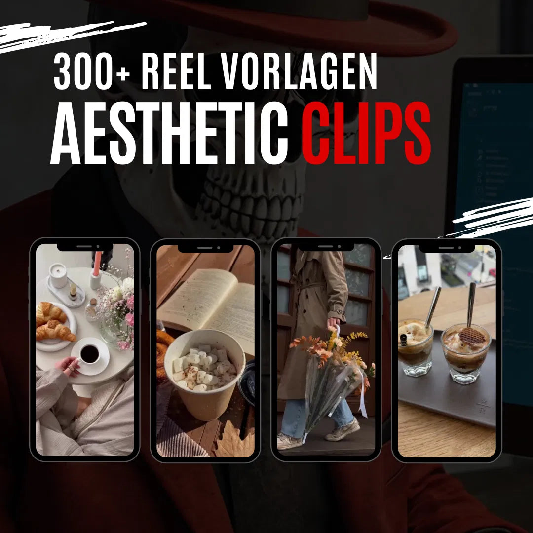 300+ REEL VORLAGEN - AESTHETIC CLIPS | MRR & PLR