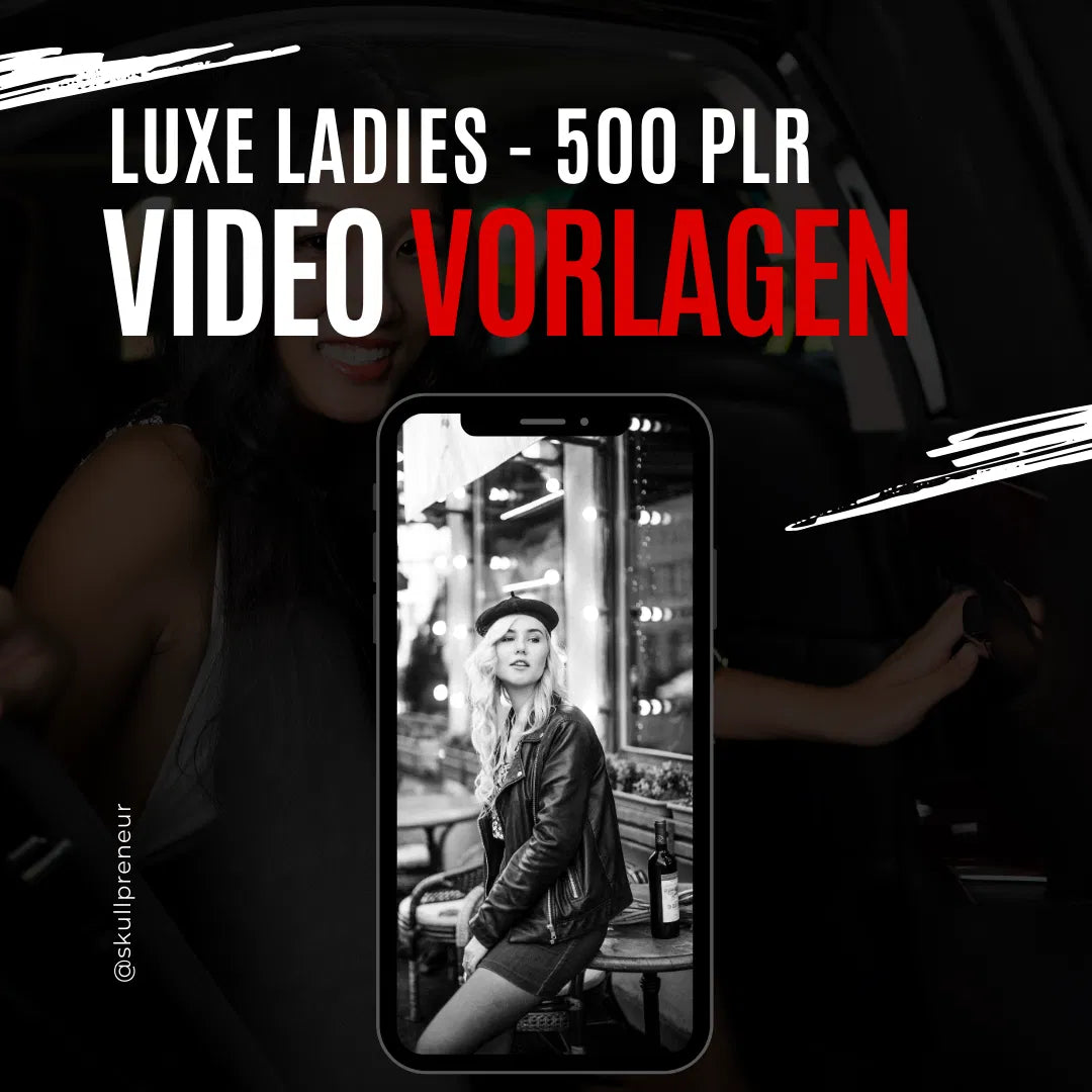 LUXE LADIES - 500 PLR VIDEO VORLAGEN | MRR